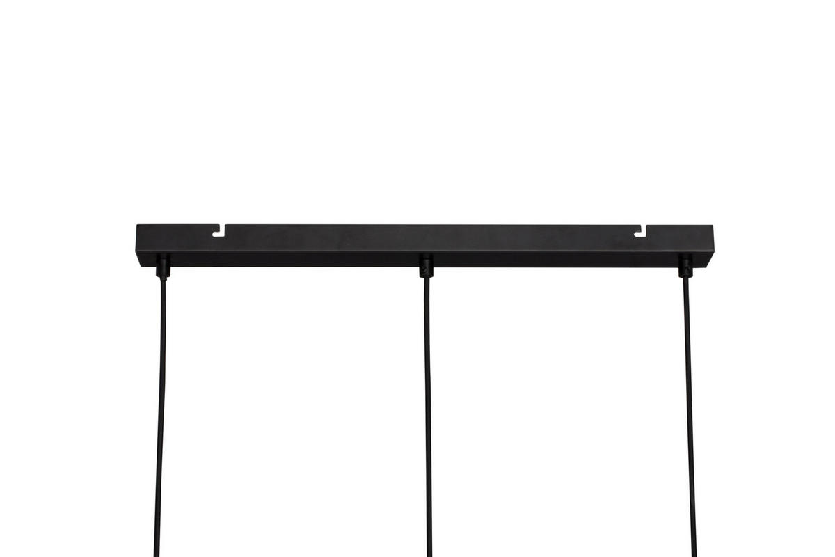 HÄNGELEUCHTE 80/17/150 cm  - Schwarz, LIFESTYLE, Holz/Metall (80/17/150cm) - Marama