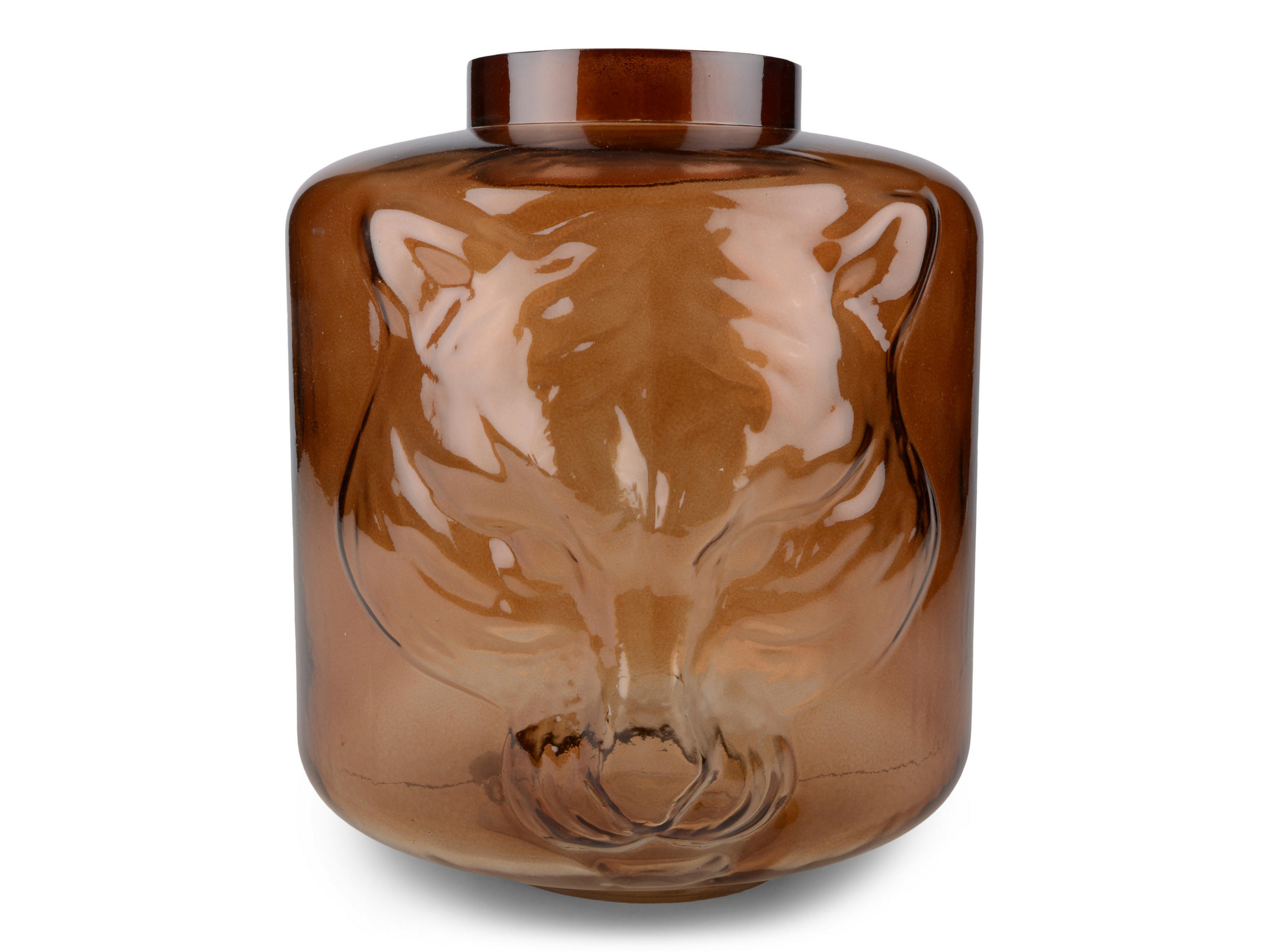 VAS  - bärnstensfärgad, Basics, glas (25/28,5cm)