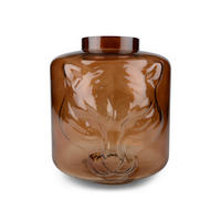 VAS  - bärnstensfärgad, Basics, glas (25/28,5cm)