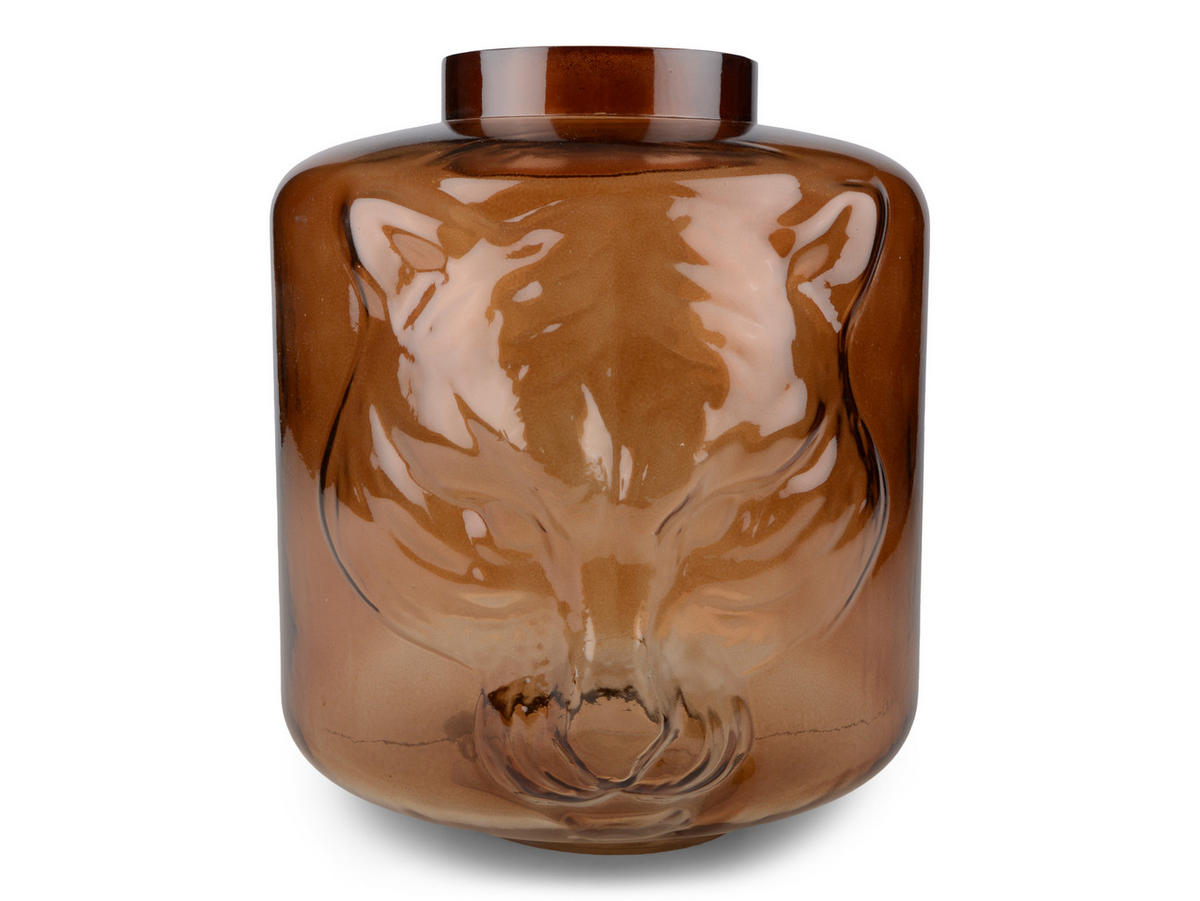 VAS  - bärnstensfärgad, Basics, glas (25/28,5cm)