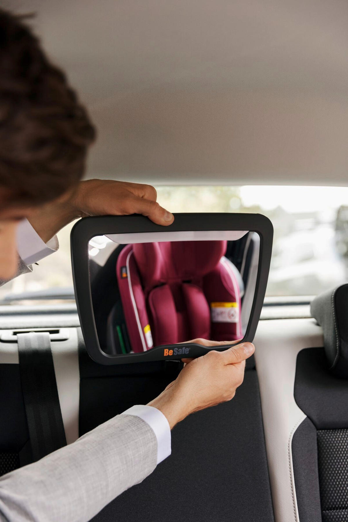 RETROVIZOR  crna   - crna, Osnovno, plastika (27/19cm) - Besafe