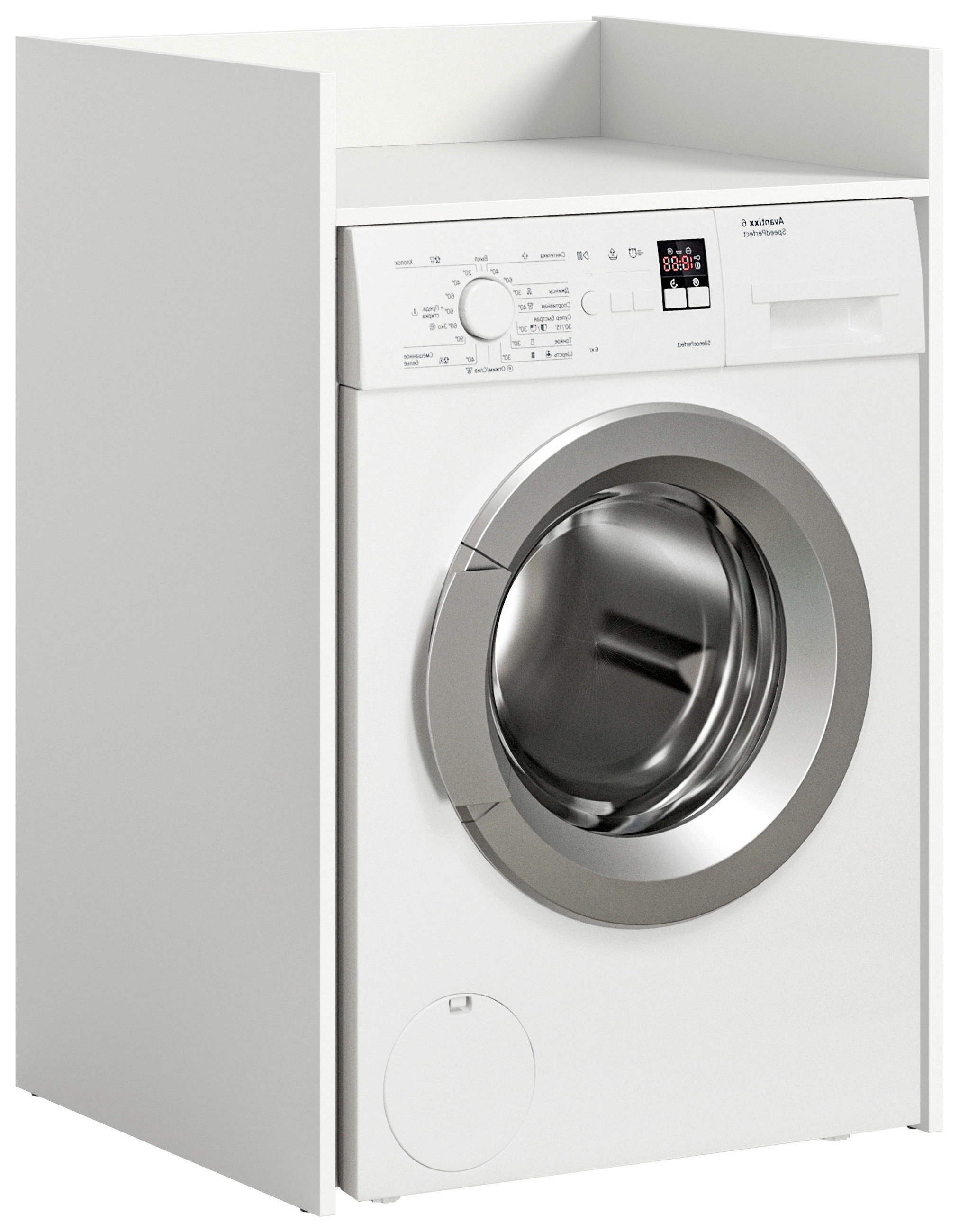 WASCHMASCHINENSCHRANK 60/101/60 cm  in Weiß  - Weiß, MODERN, Holzwerkstoff (60/101/60cm) - MID.YOU