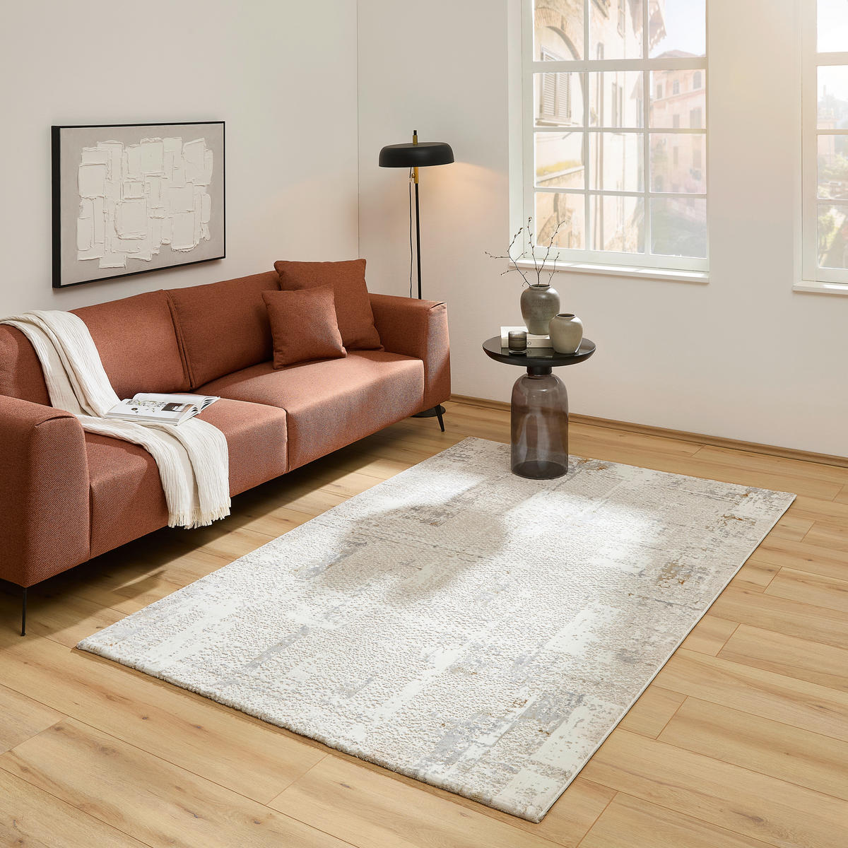 VINTAGE-TEPPICH 120/170 cm Goldfarben  - Goldfarben, LIFESTYLE, Textil (120/170cm) - Novel