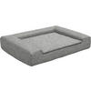 HUNDEBETT - Hellgrau, KONVENTIONELL, Textil (80/15/60cm) - Sedda