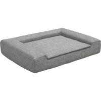 HUNDEBETT - Hellgrau, KONVENTIONELL, Textil (80/15/60cm) - Sedda