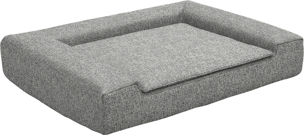 HUNDEBETT - Hellgrau, Konventionell, Textil (80/15/60cm) - Sedda