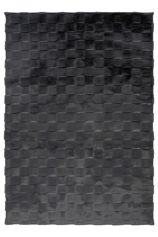 TKANI TEPIH  grafitno siva     - grafitno siva, Osnovno, tekstil/plastika (80/150cm)