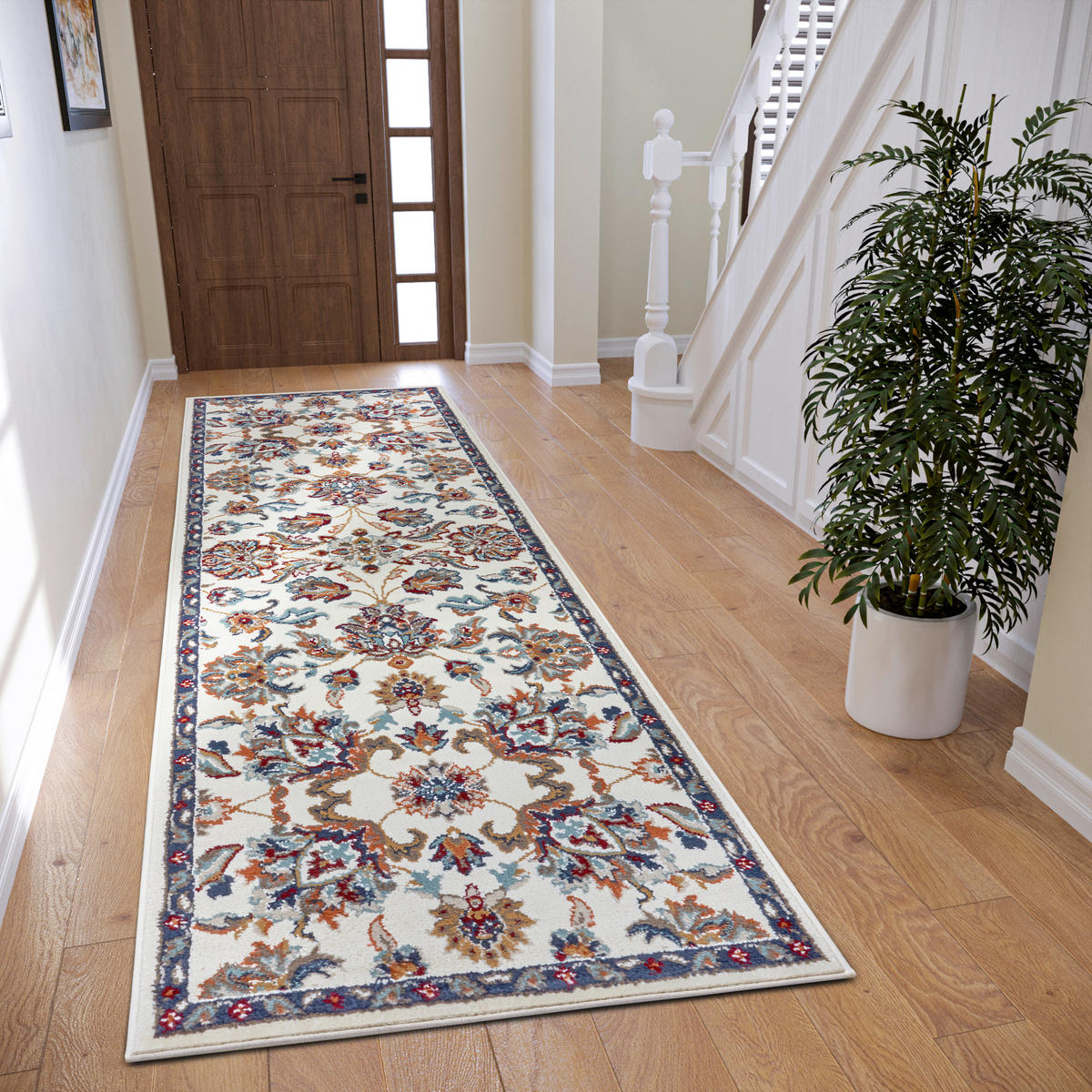 LÄUFER 80/240 cm Luxor  - Multicolor/Creme, Design, Kunststoff/Textil (80/240cm)
