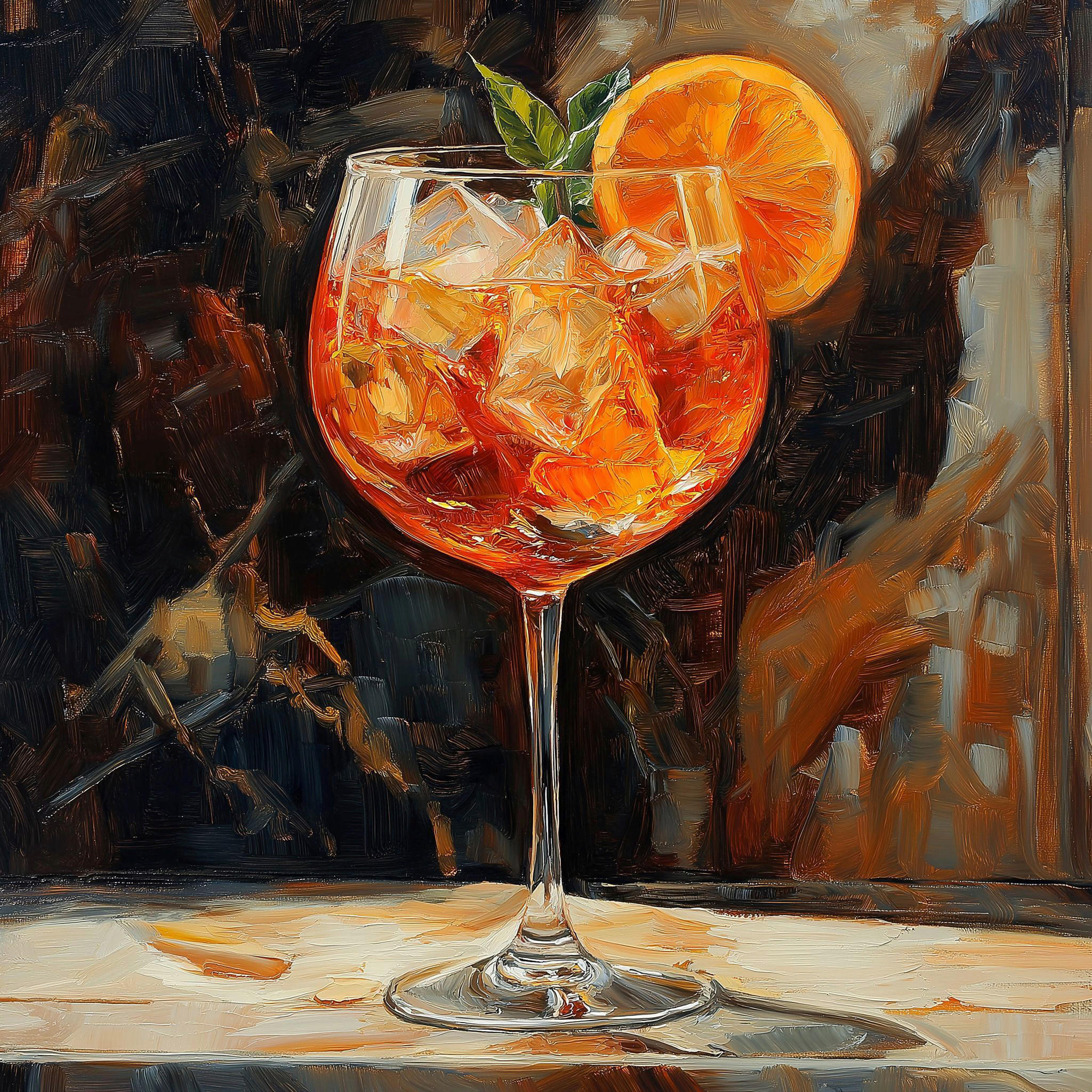 Euroart Leinwandbild Colourful Cocktails X Mehrfarbig 30x30 cm