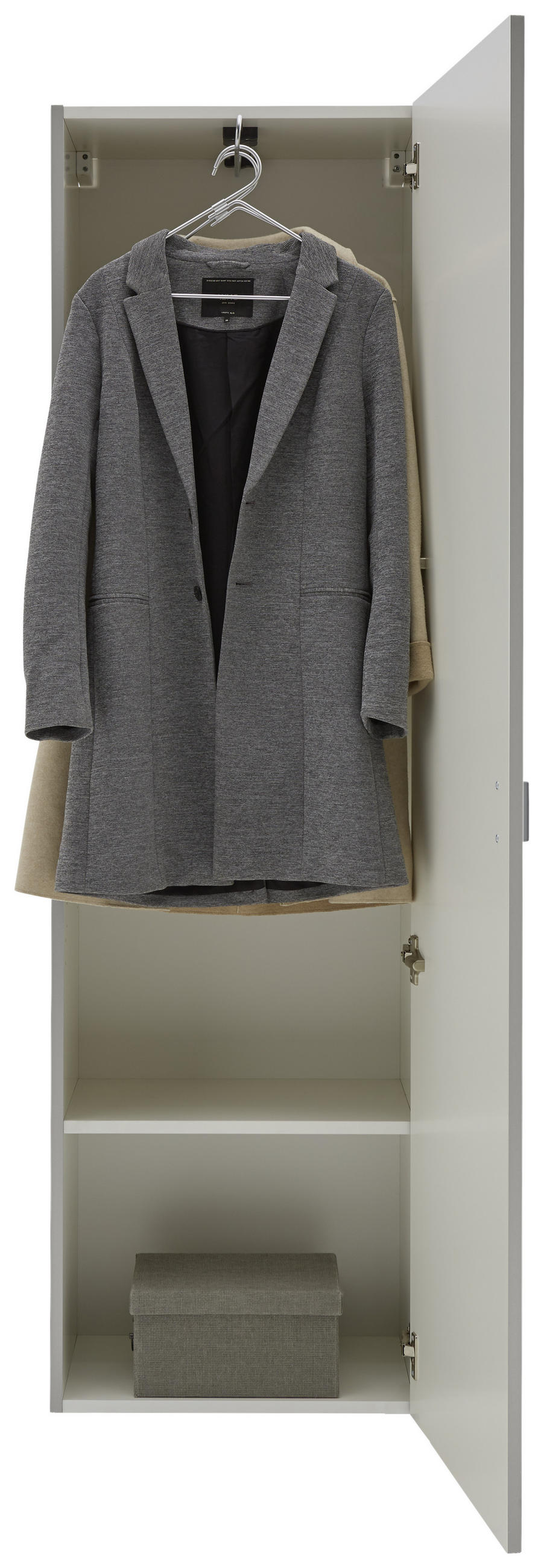 GARDEROBENSCHRANK  in 52/182/36 cm  - Sandfarben, Design, Holzwerkstoff/Metall (52/182/36cm) - Dieter Knoll