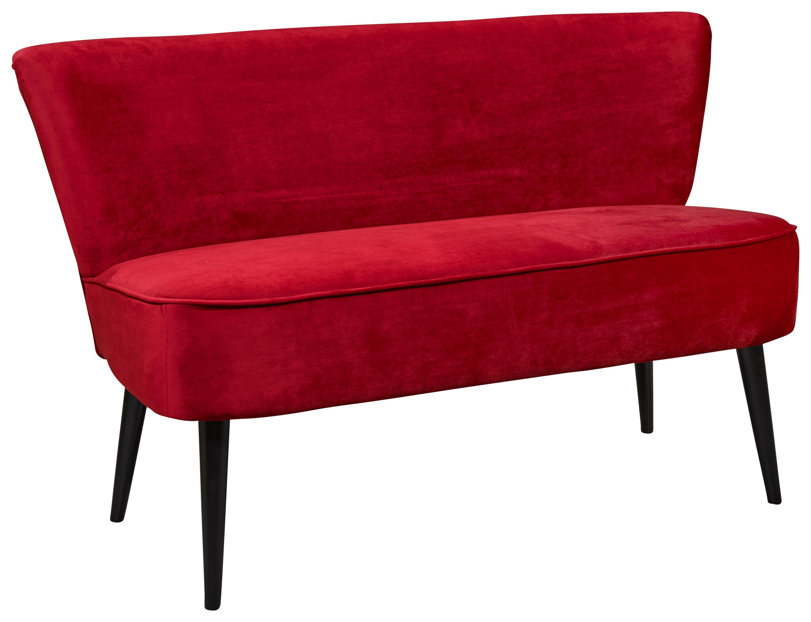 Sitzbank 140/83/75 cm in Rot