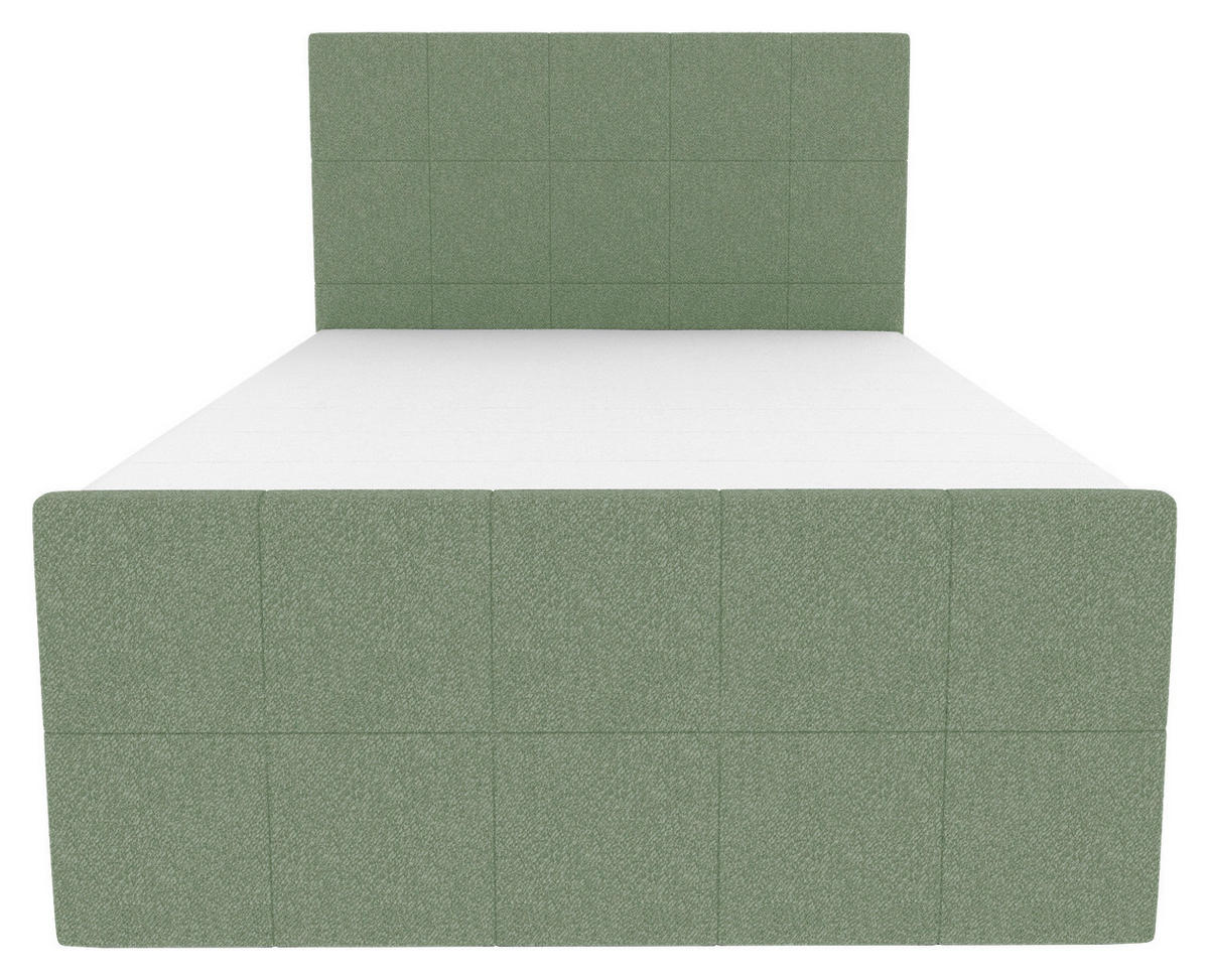 BOXBETT 100/200 cm  in Grün  - Grün, KONVENTIONELL, Kunststoff/Textil (100/200cm) - Boxxx