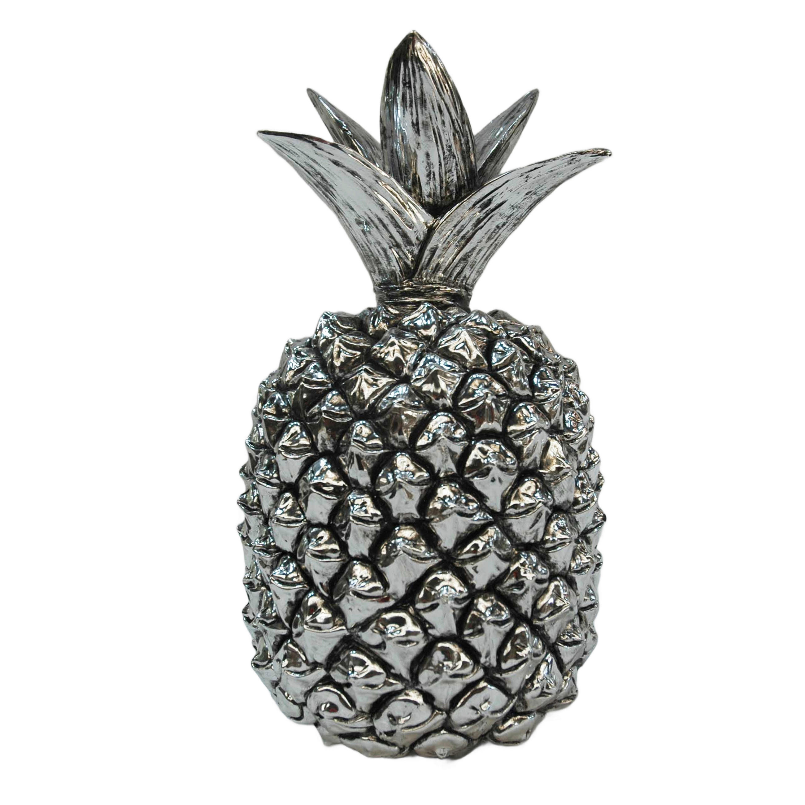DEKORANANAS - silver, Basics, plast (15,5/28/15cm) - Ambia Home