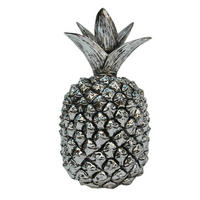 DEKORANANAS - silver, Basics, plast (15,5/28/15cm) - Ambia Home