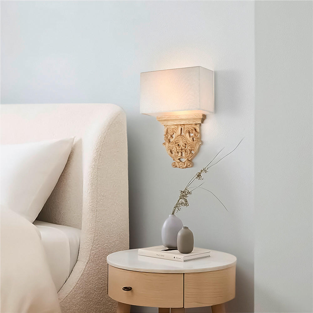 WANDLEUCHTE - Beige, Trend, Kunststoff/Textil (31/41/12cm) - MAYTONI