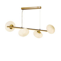 PENDUL - alb/auriu, Basics, sticlă/metal (76/120/23cm)
