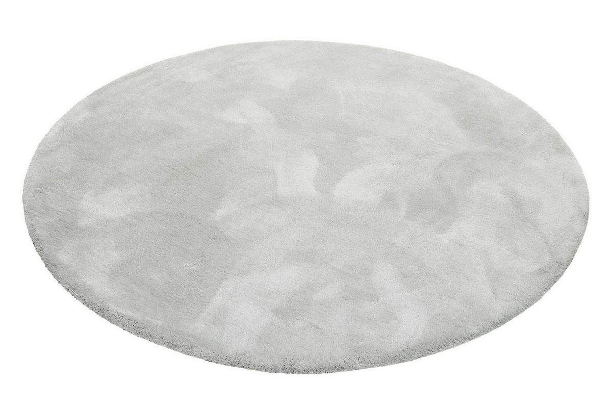 HOCHFLORTEPPICH 120 cm #relaxx Hellgrau rund  - Hellgrau, KONVENTIONELL, Textil (120cm) - Esprit