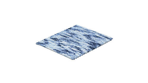 KOBERČEK DO KÚPEĽNE, 50/60 cm - modrá, Basics, textil (50/60cm) - Grund