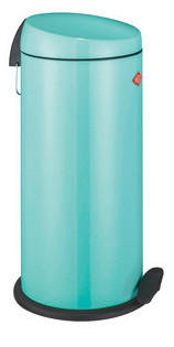 ABFALLSAMMLER CAPBOY MAXI 22 L  - Edelstahlfarben/Mintgrün, KONVENTIONELL, Kunststoff/Metall (27/60cm) - Wesco