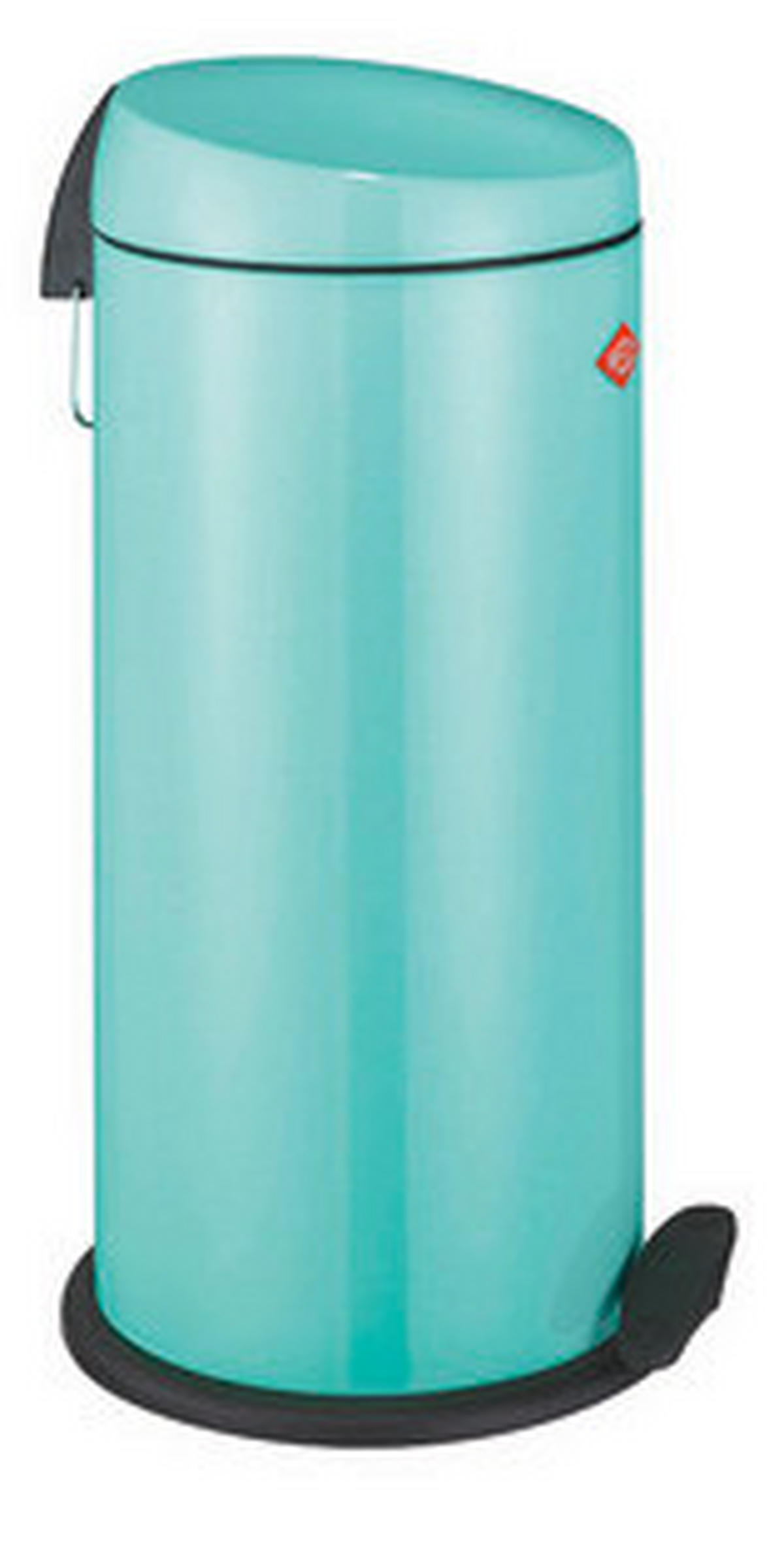 ABFALLSAMMLER CAPBOY MAXI 22 L  - Edelstahlfarben/Mintgrün, KONVENTIONELL, Kunststoff/Metall (27/60cm) - Wesco
