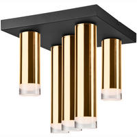 DECKENLEUCHTE Diego 32/6/30 cm   - Goldfarben, Design, Metall (32/6/30cm)