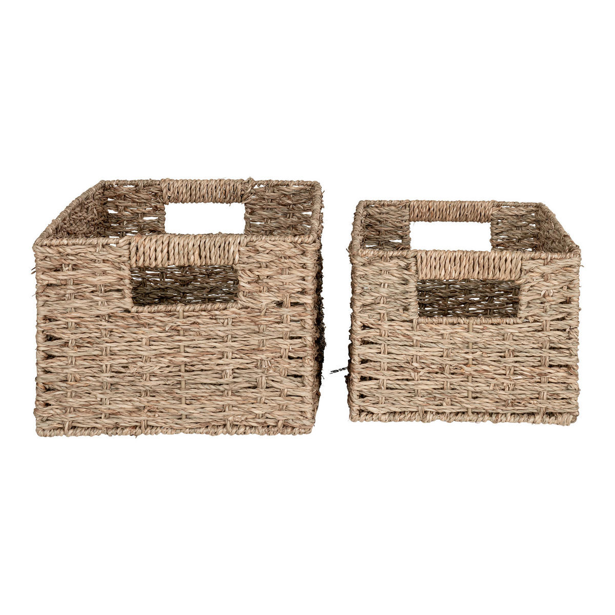 KORBSET  - Hellbraun, Design, Holz (30/20/16cm)