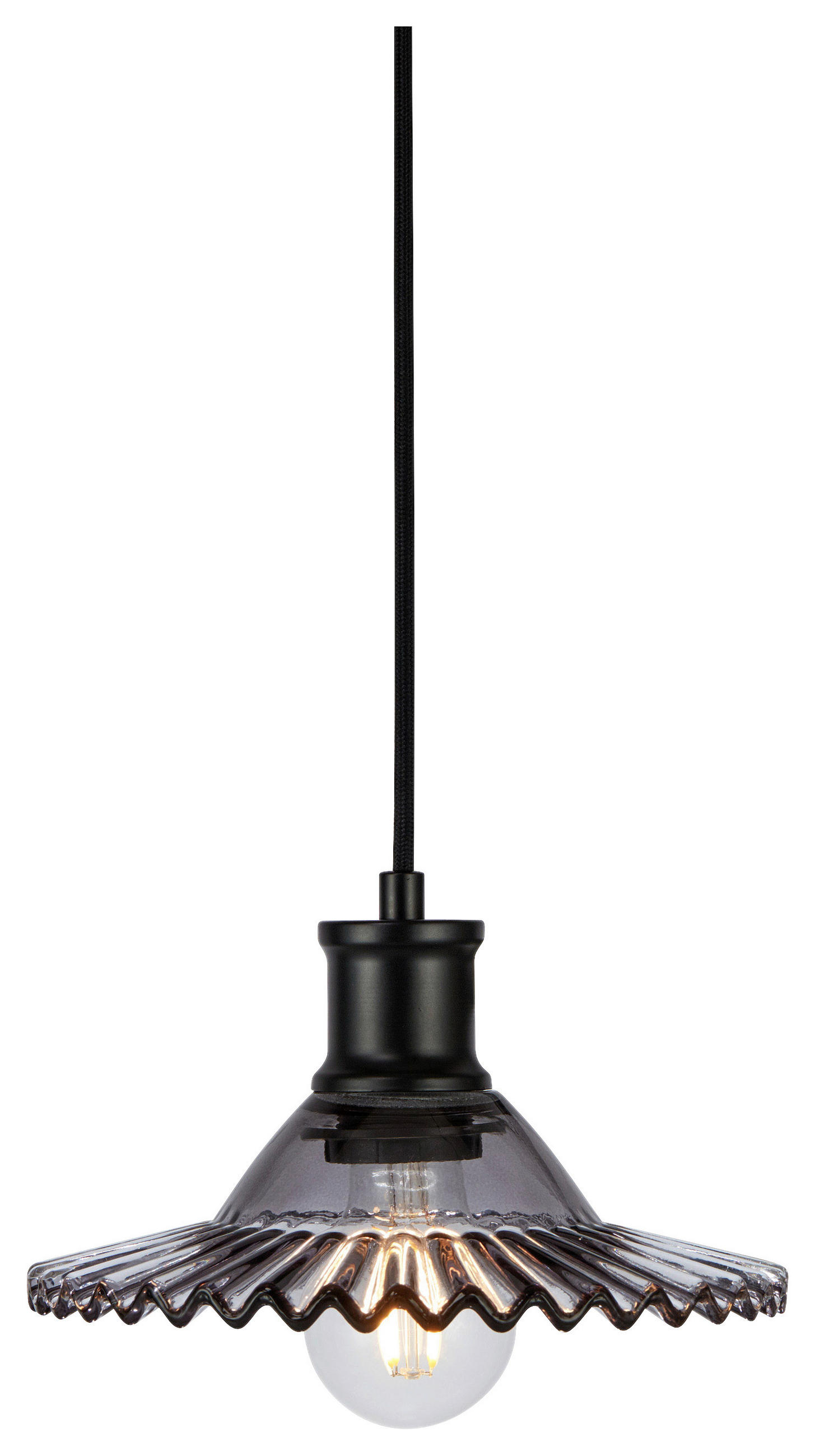 HÄNGELEUCHTE Novia 21.5/12.5 cm   - Schwarz, Basics, Metall (21.5/12.5cm) - Markslöjd