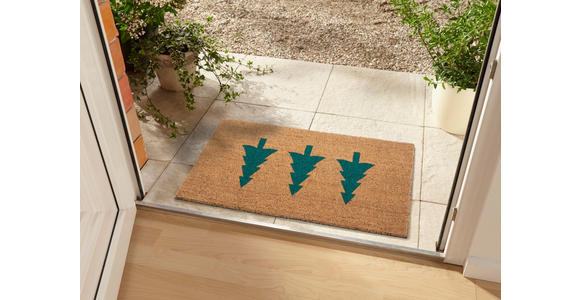 KOKOSMATTE 45/75 cm Mix Mats - Hellbraun/Dunkelgrün, Basics, Naturmaterialien/Kunststoff (45/75cm) - Esposa