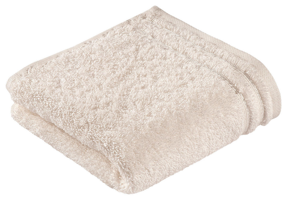 RUČNÍK PRO HOSTY, 30/50 cm, béžová - béžová, Basics, textil (30/50cm) - Vossen