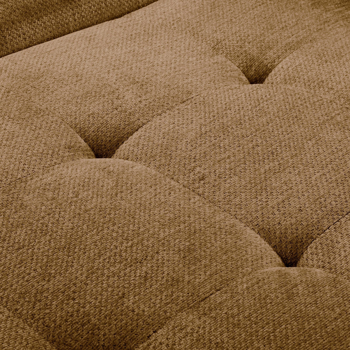 ECKSOFA  Webstoff Rostfarben  - Rostfarben/Schwarz, Design, Textil/Metall (195/268cm) - Livetastic