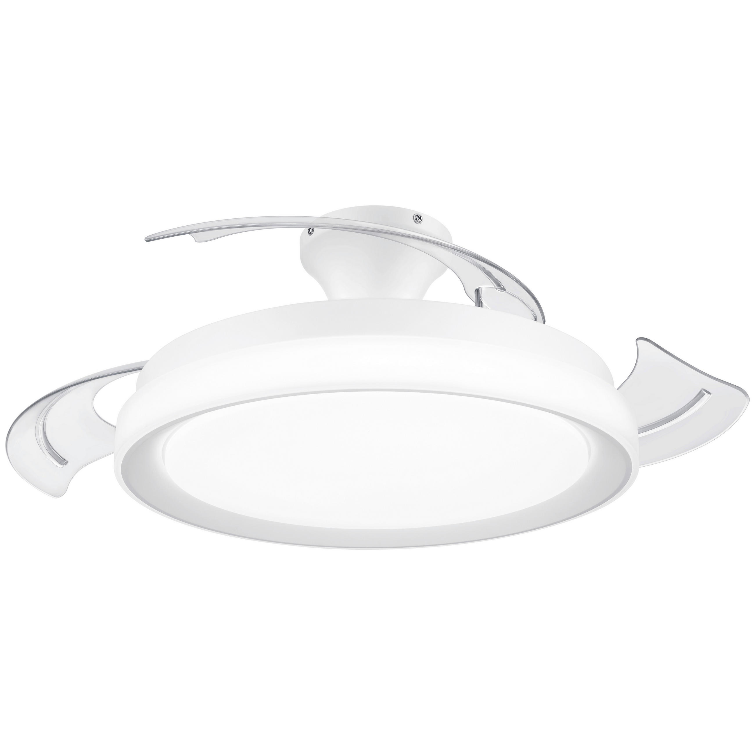 Deckenleuchte mit Ventilator 51/42/51 cm  - Weiß, KONVENTIONELL, Kunststoff (51/42/51cm) - Philips