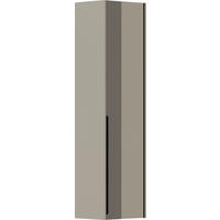 ORMAR GARDEROBNI  taupe, boje pijeska  - boje pijeska/crna, Design, staklo/drvni materijal (43/165/34cm) - Dieter Knoll