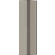 GARDEROBENSCHRANK  in 43/165/34 cm  - Sandfarben/Taupe, Design, Glas/Holzwerkstoff (43/165/34cm) - Dieter Knoll