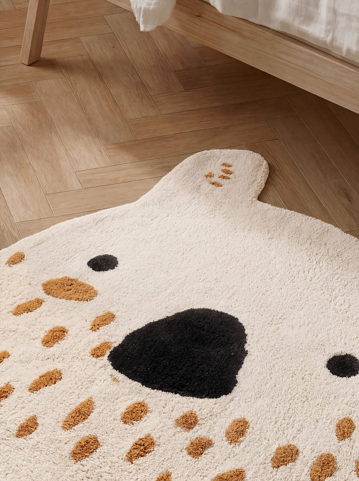 KINDERTEPPICH 120/137 cm Snuggle Nienchen Hase  - Dunkelorange/Creme, Basics, Kunststoff/Textil (120/137cm) - Hanse Home