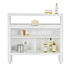 BARSKI ELEMENT bela - bela, Design, leseni material (130/110/50cm) - Xora BARSKI ELEMENT bela - bela, Design, leseni material (130/110/50cm) - Xora