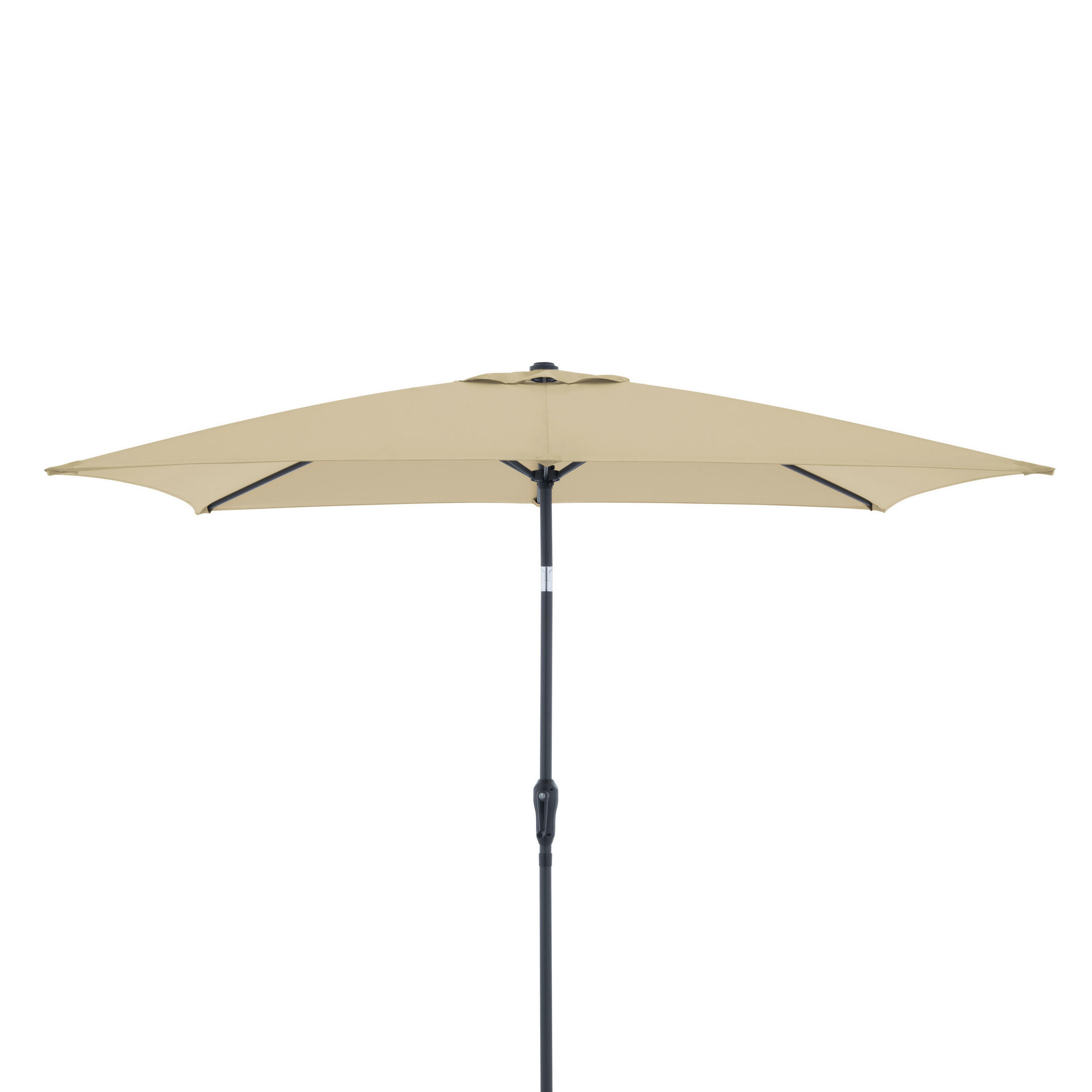 SONNENSCHIRM 250 x 199 cm Sandfarben  - Sandfarben/Anthrazit, Basics, Textil/Metall (250/200cm) - Doppler