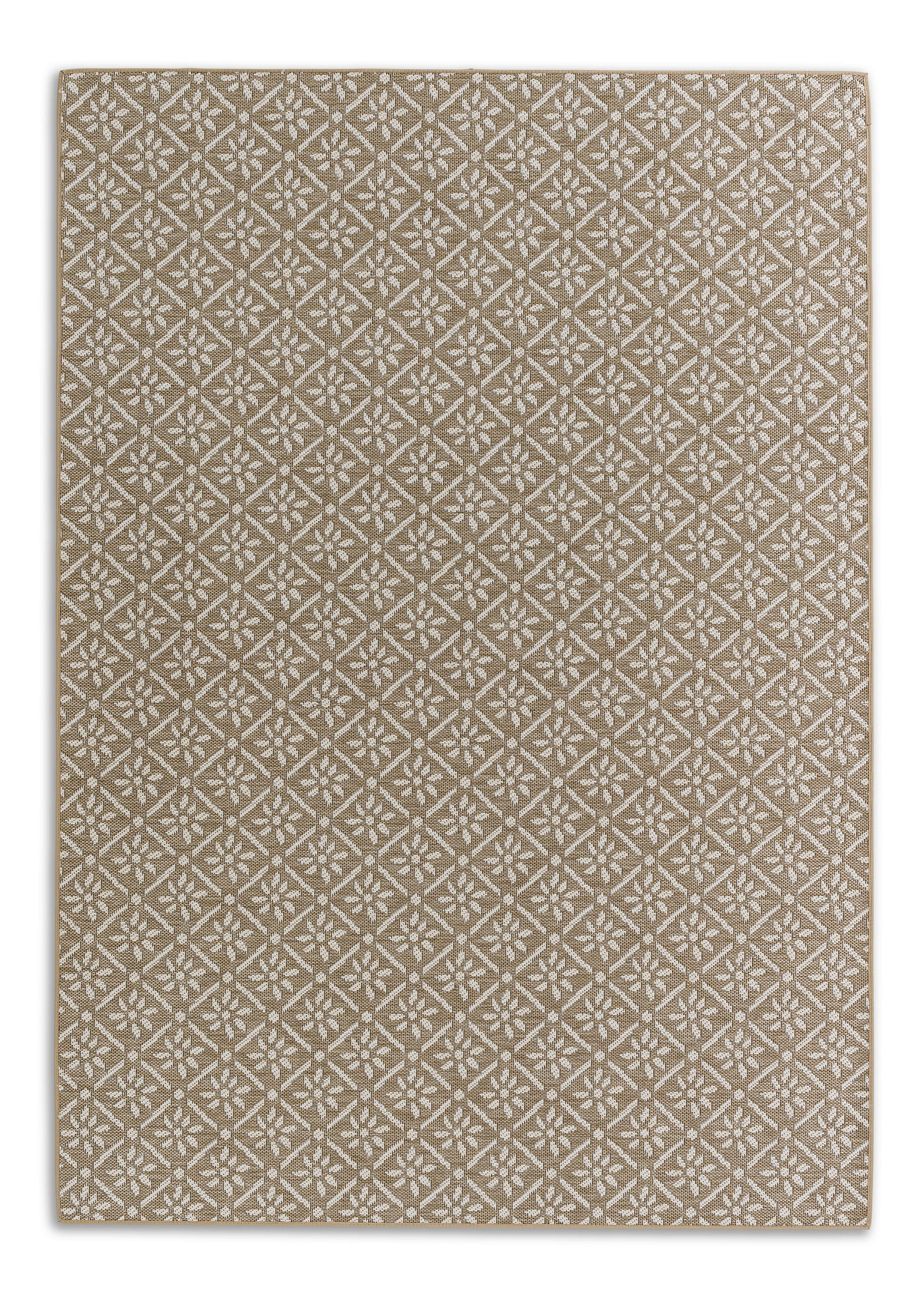 Schöner Wohnen Flachwebeteppich Parkland Beige 70x140 cm