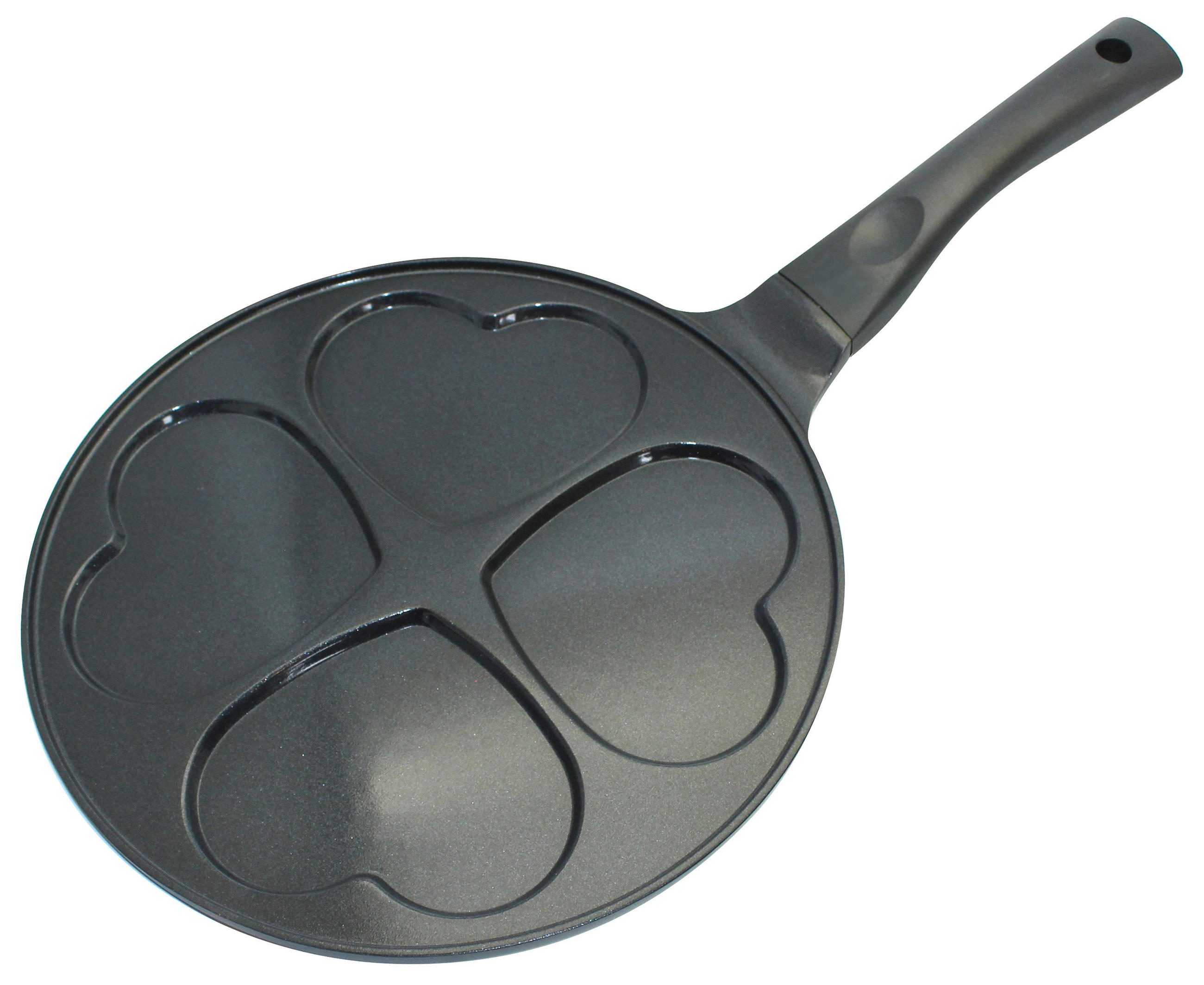 PÁNEV NA CRÊPES, vrstva z keramiky, 26 cm  - černá, Trend, kov/plast (26cm) - Homeware Profession.