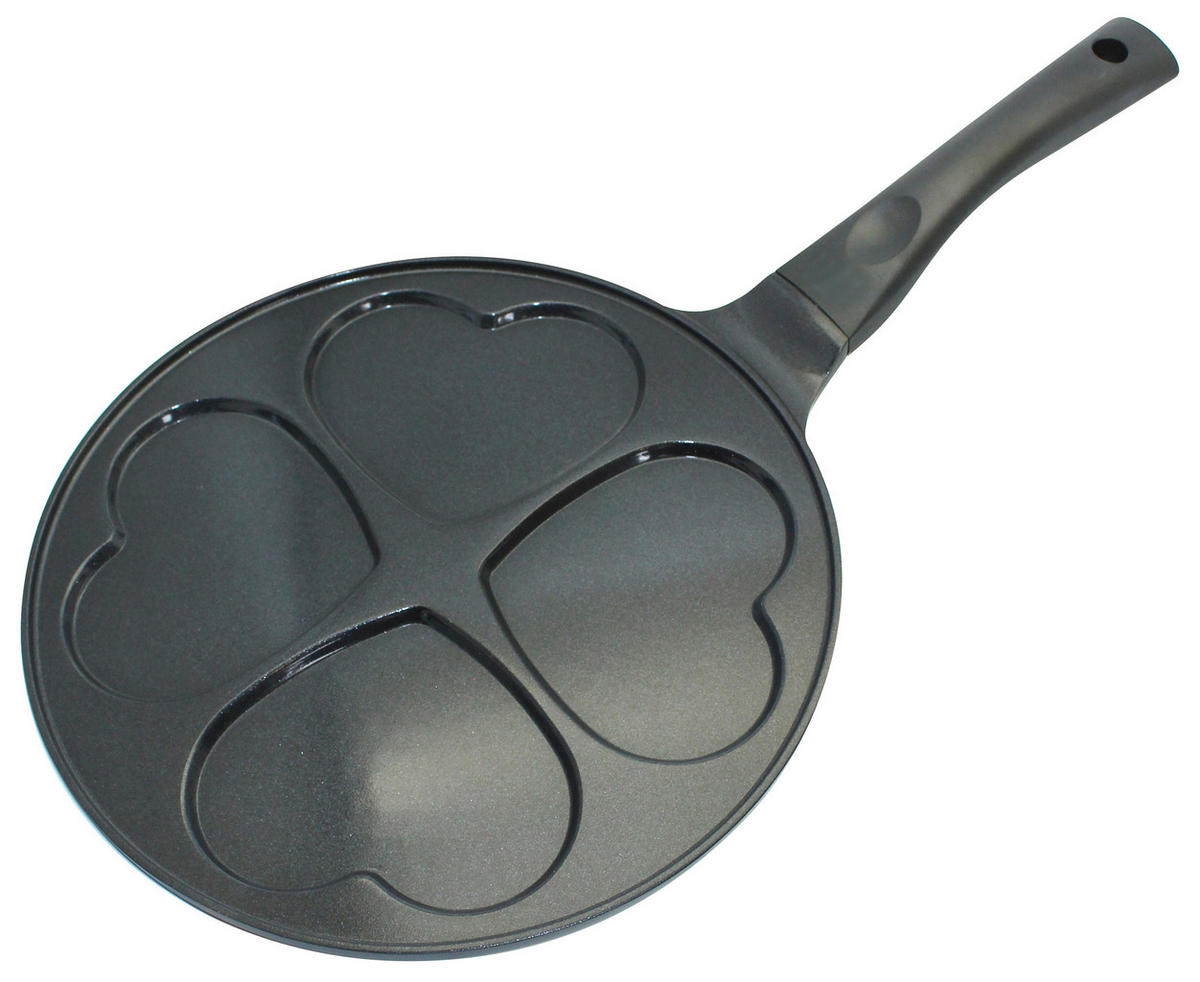 TIGAIE CLĂTITE CREPES 26 cm  - negru, Trend, plastic/metal (26cm) - Homeware Profession.
