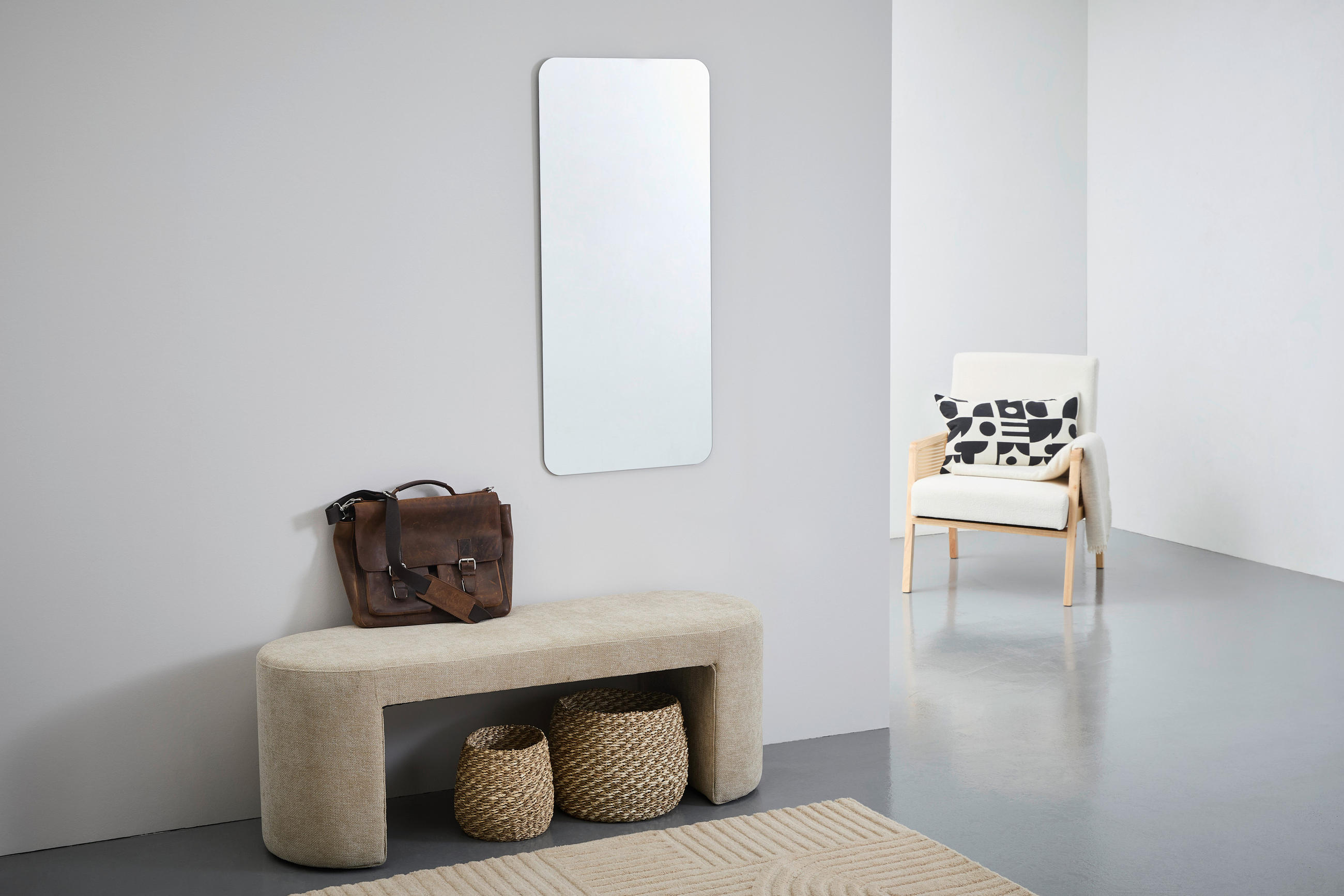 STENSKO OGLEDALO, 50/110/1 cm steklo  - Design, steklo (50/110/1cm) - Carryhome