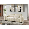 SCHLAFSOFA Webstoff Creme  - Creme/Schwarz, KONVENTIONELL, Kunststoff/Textil (262/93/117cm) - Carryhome