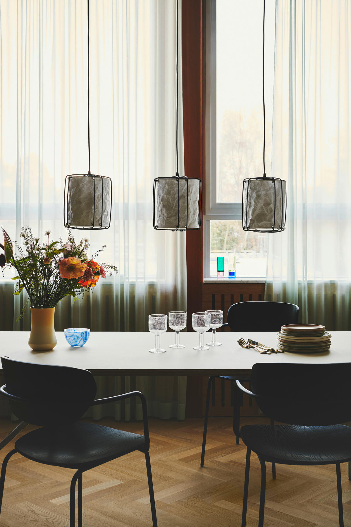 ZÁVĚSNÉ SVÍTIDLO,   - bílá/černá, Design, kov/plast (112/27/22cm) - Nordlux