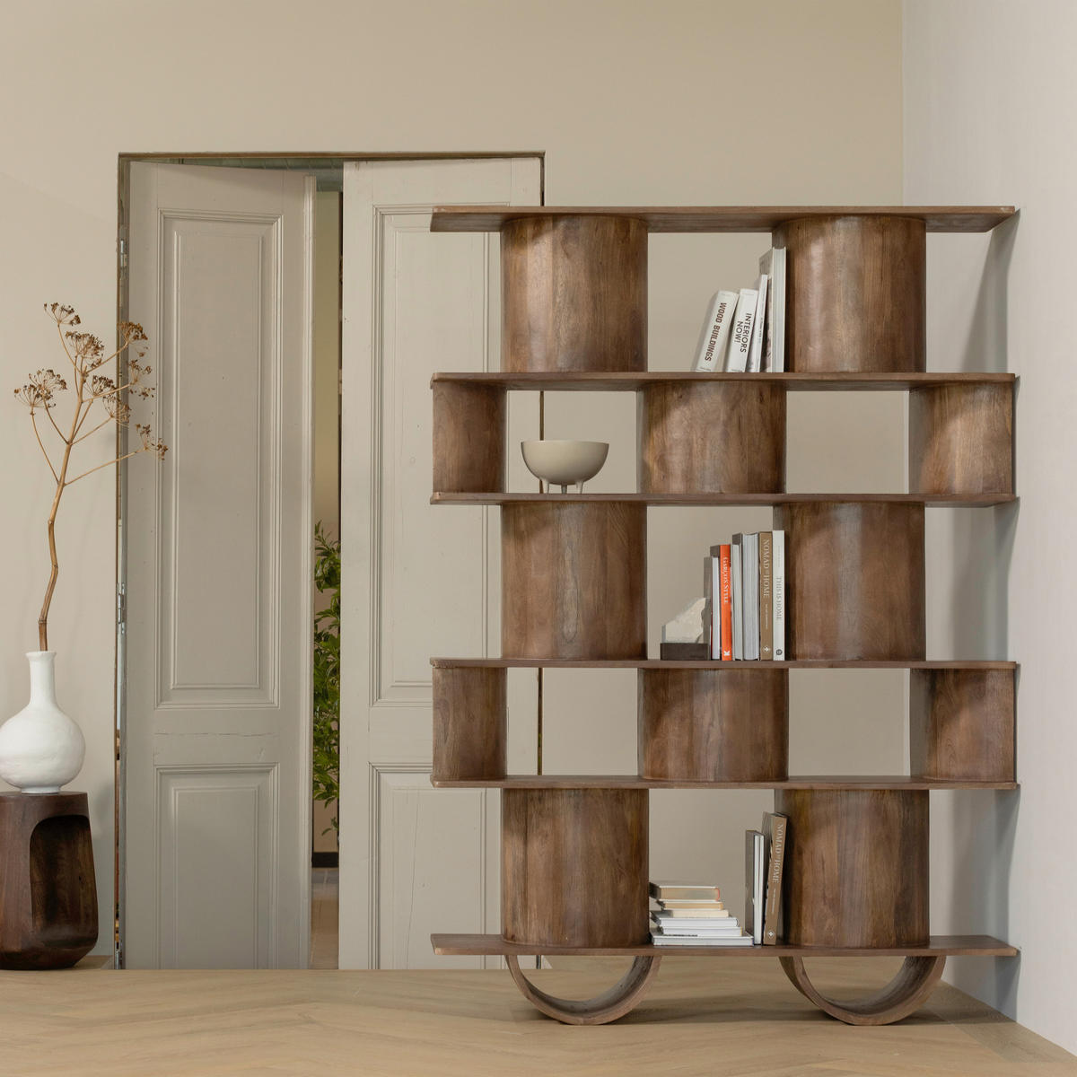 REGAL  130/180/35 cm Dunkelbraun  - Dunkelbraun, Design, Holz (130/180/35cm) - Livetastic