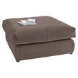 HOCKER in Textil Braun  - Schwarz/Braun, Design, Kunststoff/Textil (110/50/110cm) - Carryhome