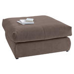 HOCKER in Textil Braun  - Schwarz/Braun, Design, Kunststoff/Textil (110/50/110cm) - Carryhome