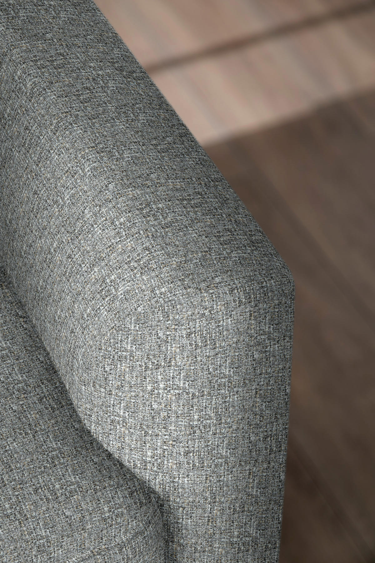 ECKSOFA in Flachgewebe Grau  195/310 cm  - Schwarz/Grau, Design, Textil/Metall (195/310cm) - Schöner Wohnen