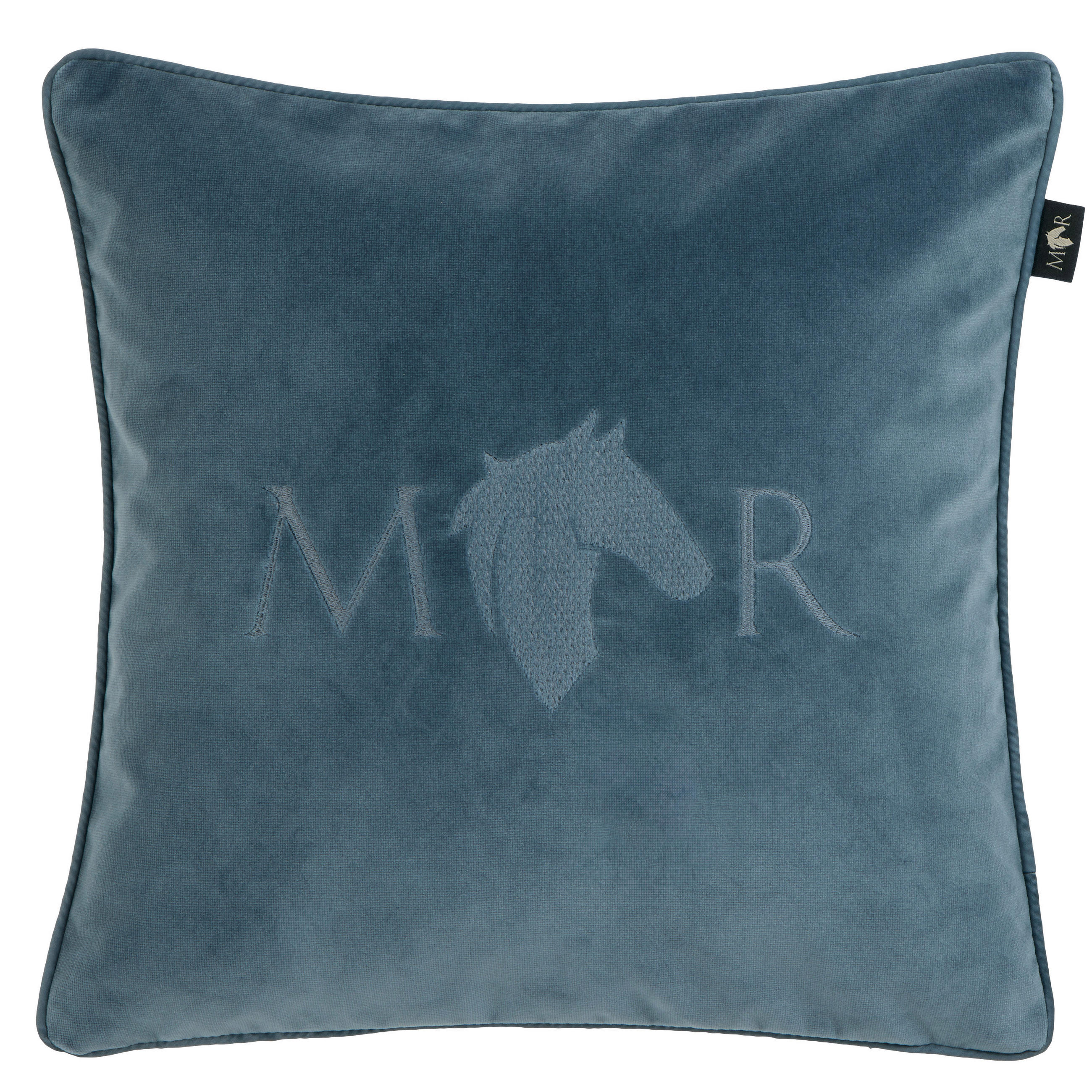 KISSENHÜLLE MRE-MANACOR 40/40 cm  - Blau, Design, Textil (40/40cm) - Marcel Remus