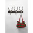 WANDGARDEROBE Dunkelbraun, Nickelfarben - Dunkelbraun/Nickelfarben, Design, Metall (27/51/12cm) - Kare-Design