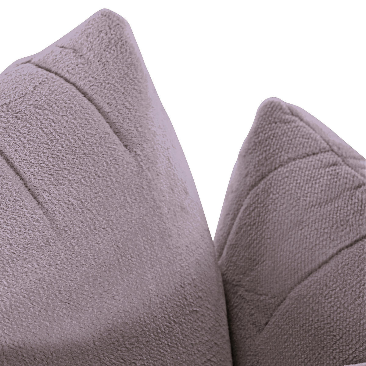 BIG SOFFA i plysch grå  - svart/grå, Klassisk, textil/plast (240/78/107cm) - MID.YOU