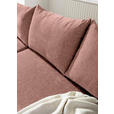 ECKSOFA Altrosa Flachgewebe  - Buchefarben/Altrosa, KONVENTIONELL, Holz/Textil (144/230cm) - Carryhome